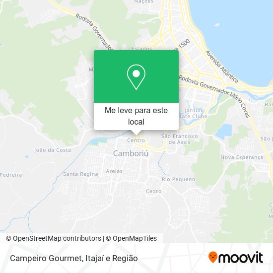 Campeiro Gourmet mapa