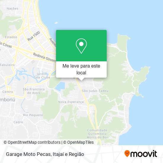 Garage Moto Pecas mapa
