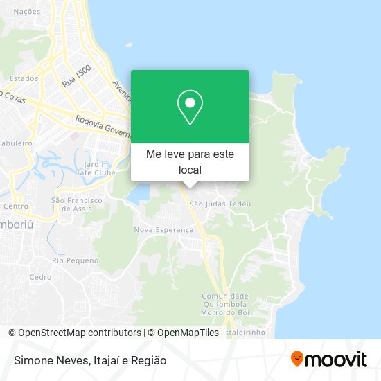 Simone Neves mapa