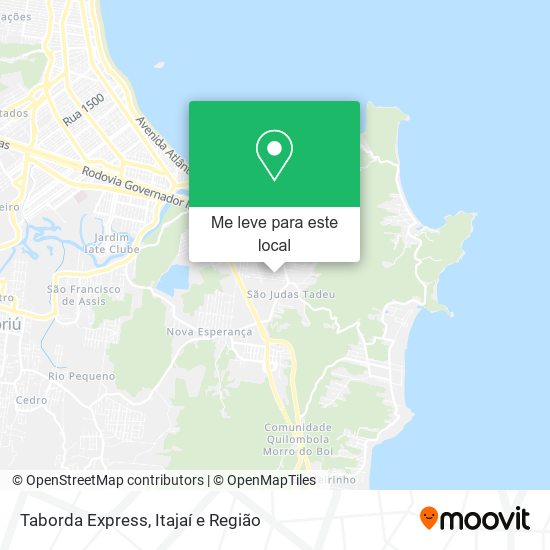 Taborda Express mapa