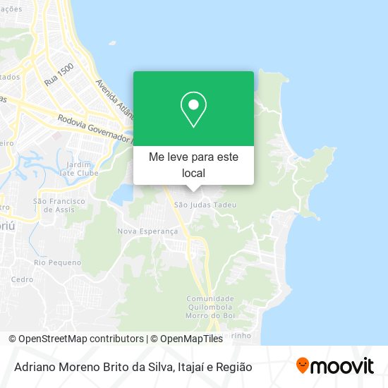 Adriano Moreno Brito da Silva mapa
