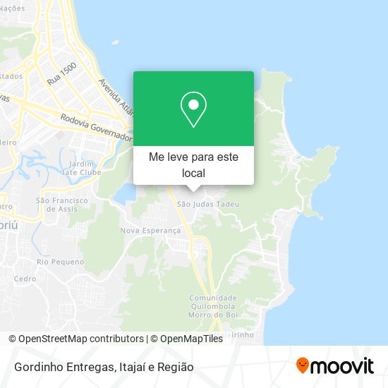 Gordinho Entregas mapa