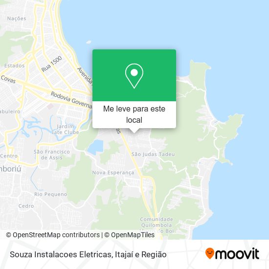 Souza Instalacoes Eletricas mapa