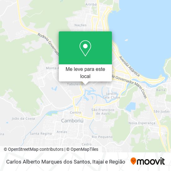 Carlos Alberto Marques dos Santos mapa