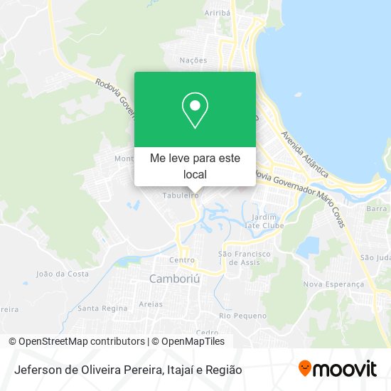 Jeferson de Oliveira Pereira mapa