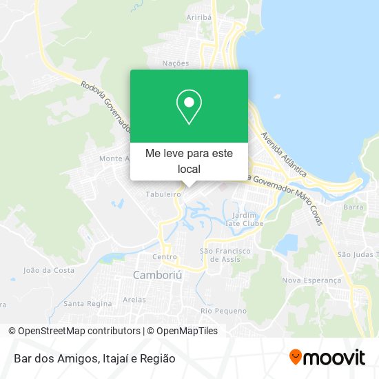 Bar dos Amigos mapa