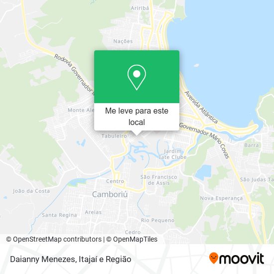 Daianny Menezes mapa