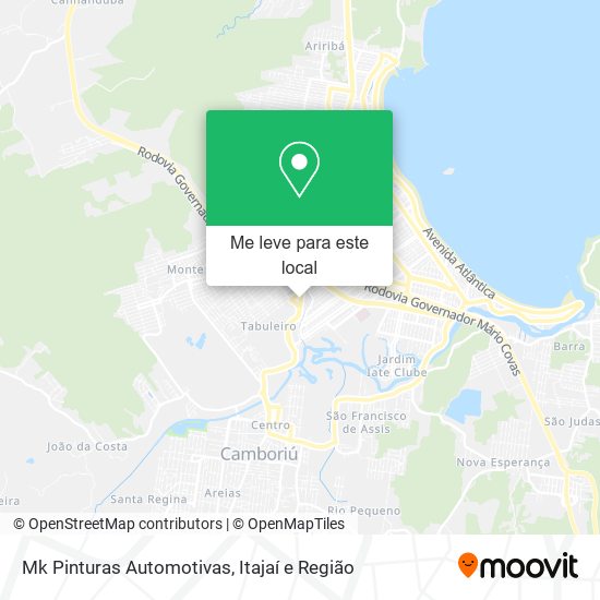 Mk Pinturas Automotivas mapa