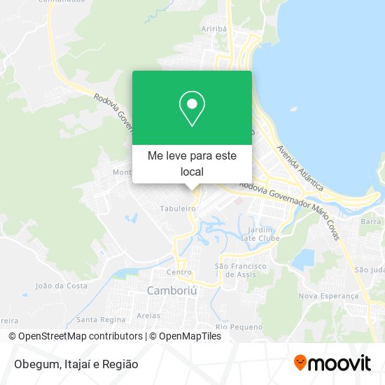 Obegum mapa