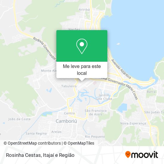 Rosinha Cestas mapa