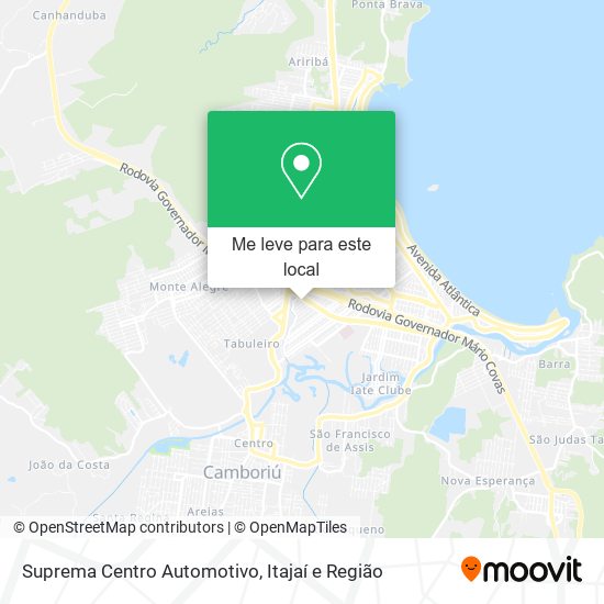 Suprema Centro Automotivo mapa