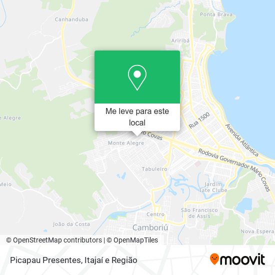 Picapau Presentes mapa