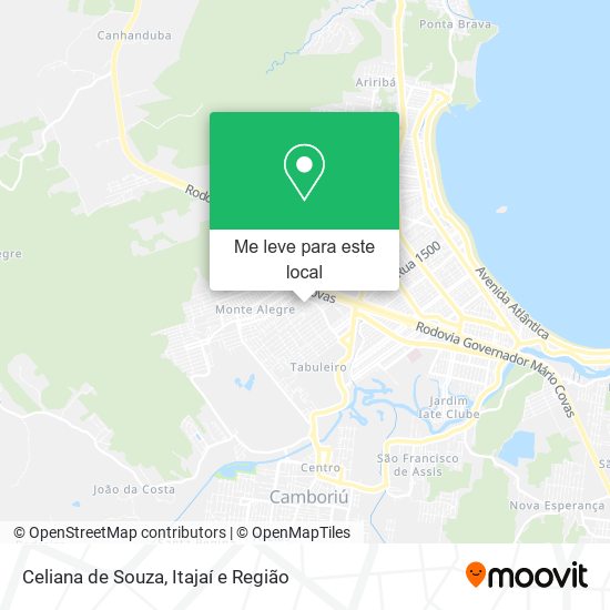 Celiana de Souza mapa