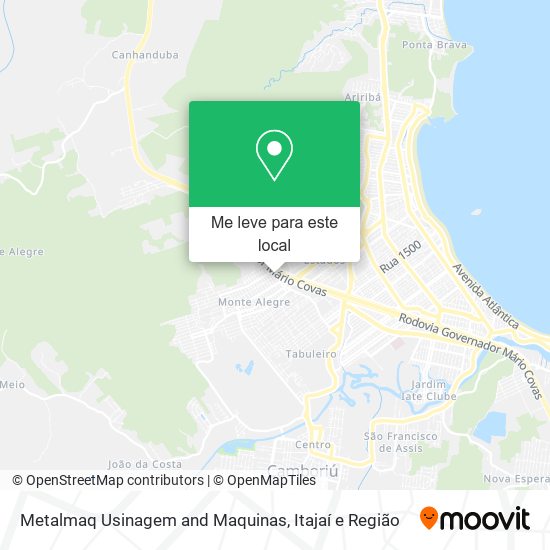 Metalmaq Usinagem and Maquinas mapa