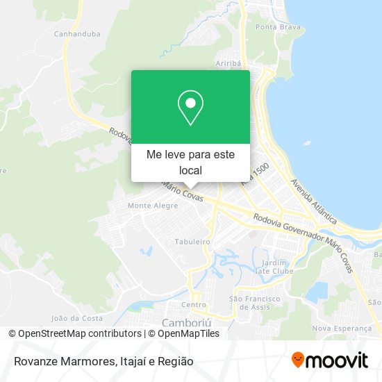 Rovanze Marmores mapa