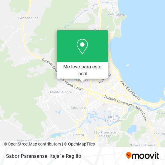 Sabor Paranaense mapa