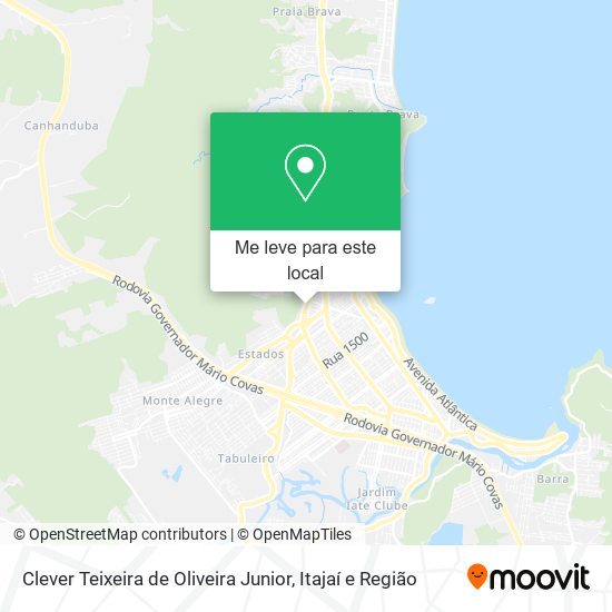 Clever Teixeira de Oliveira Junior mapa