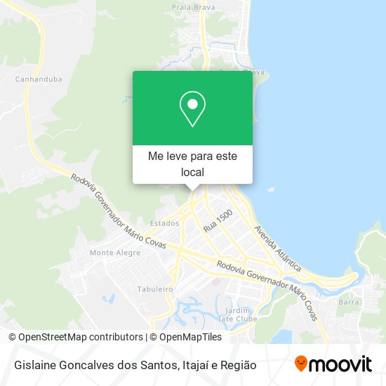 Gislaine Goncalves dos Santos mapa