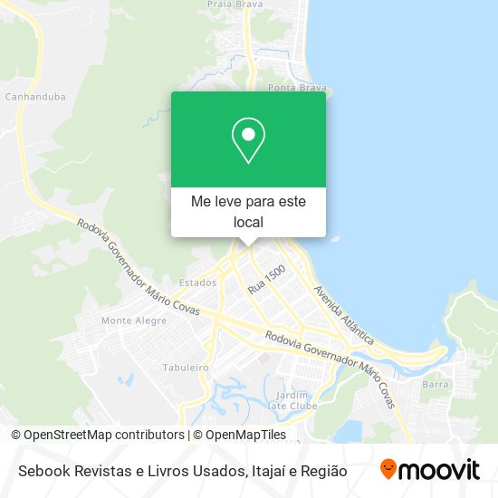 Sebook Revistas e Livros Usados mapa