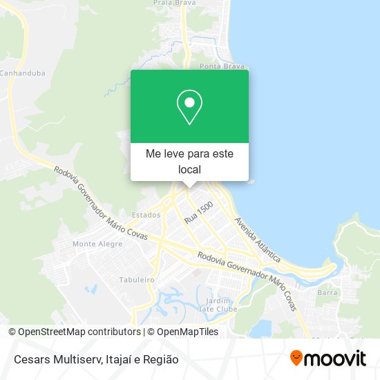 Cesars Multiserv mapa