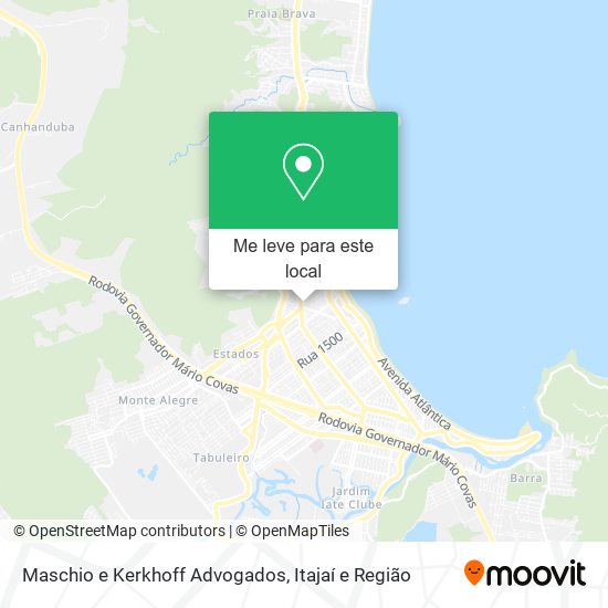 Maschio e Kerkhoff Advogados mapa