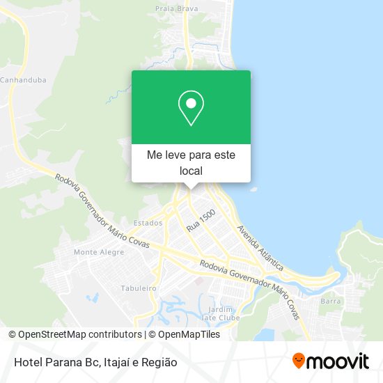 Hotel Parana Bc mapa