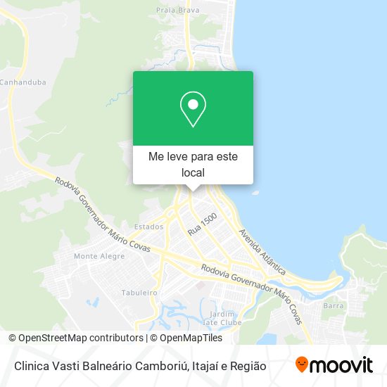 Clinica Vasti Balneário Camboriú mapa