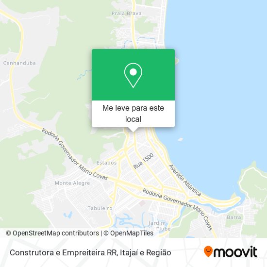 Construtora e Empreiteira RR mapa