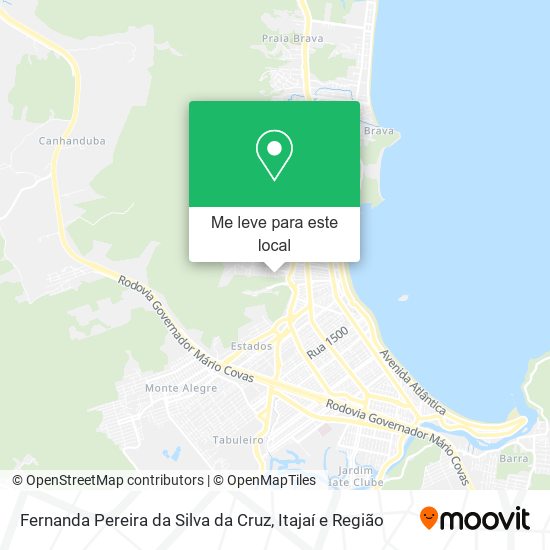 Fernanda Pereira da Silva da Cruz mapa