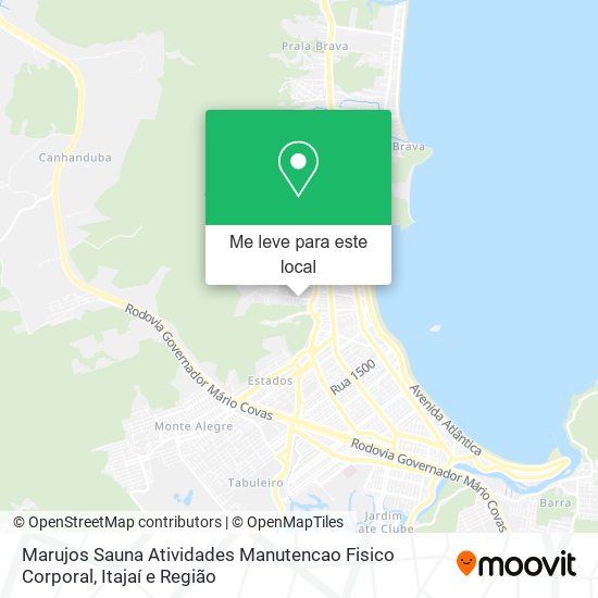 Marujos Sauna Atividades Manutencao Fisico Corporal mapa