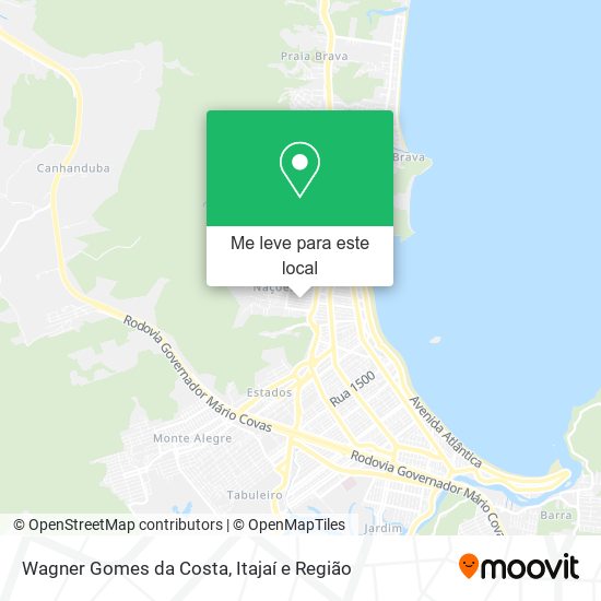 Wagner Gomes da Costa mapa