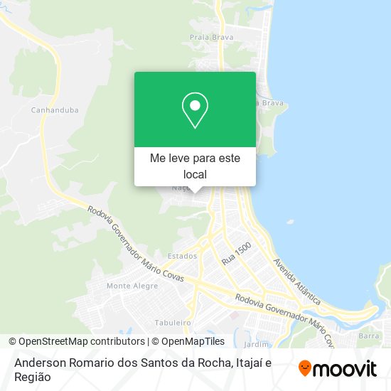 Anderson Romario dos Santos da Rocha mapa