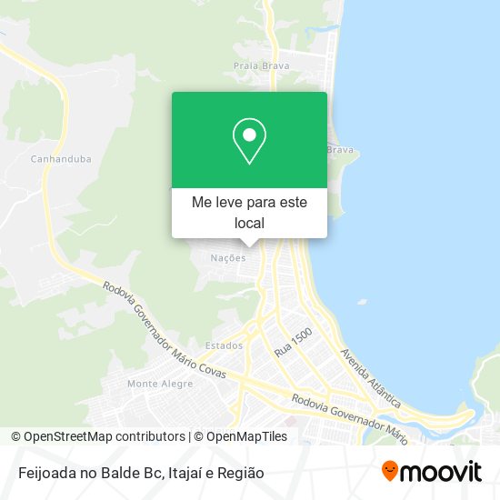 Feijoada no Balde Bc mapa