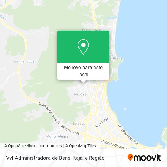 Vvf Administradora de Bens mapa