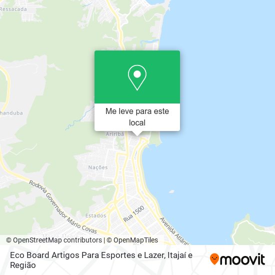 Eco Board Artigos Para Esportes e Lazer mapa