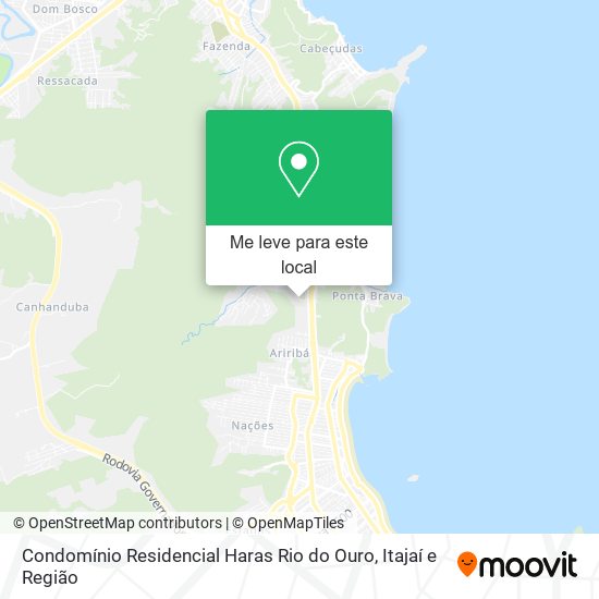 Condomínio Residencial Haras Rio do Ouro mapa