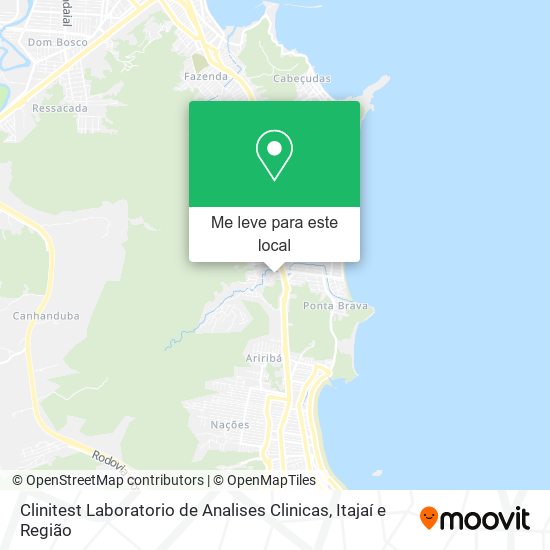 Clinitest Laboratorio de Analises Clinicas mapa