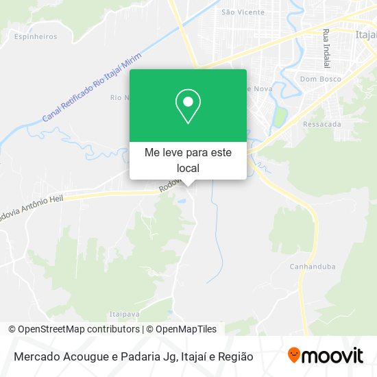 Mercado Acougue e Padaria Jg mapa