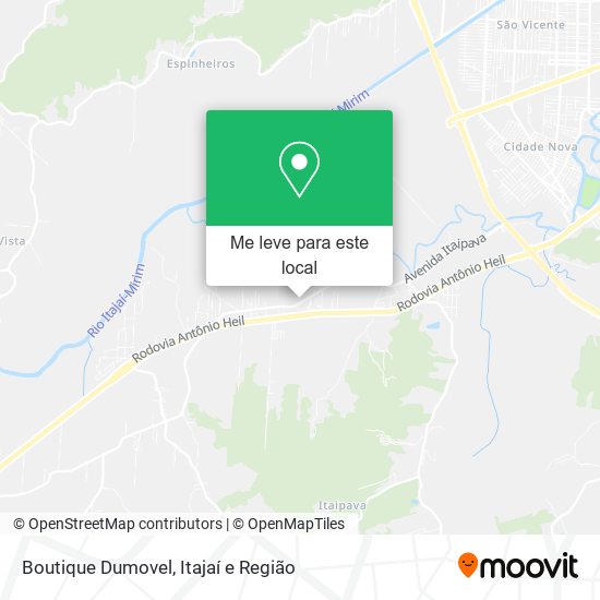 Boutique Dumovel mapa