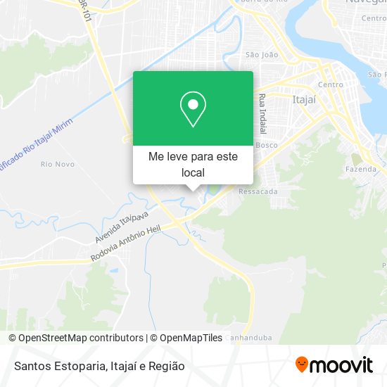 Santos Estoparia mapa