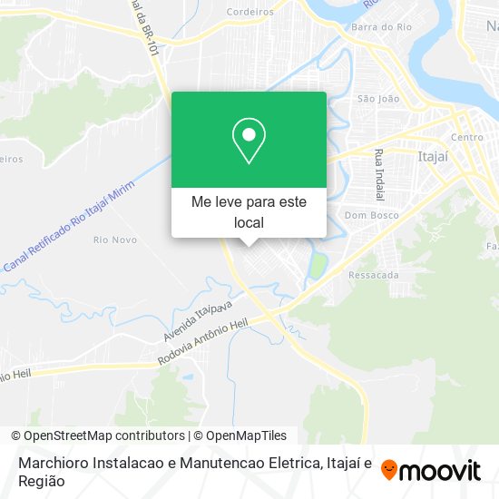 Marchioro Instalacao e Manutencao Eletrica mapa