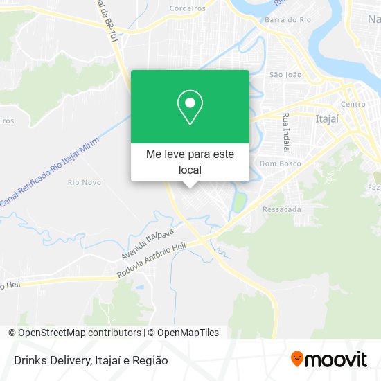 Drinks Delivery mapa