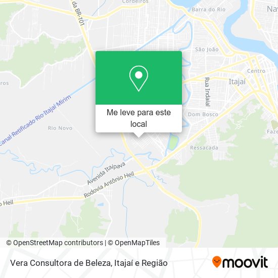 Vera Consultora de Beleza mapa