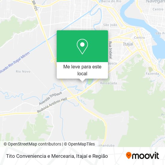 Tito Conveniencia e Mercearia mapa