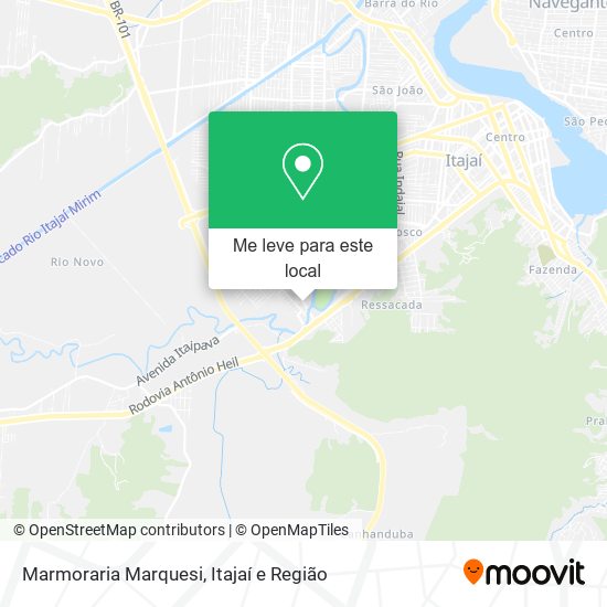 Marmoraria Marquesi mapa