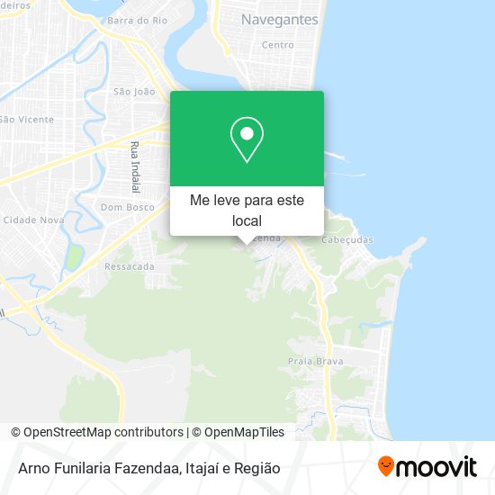 Arno Funilaria Fazendaa mapa