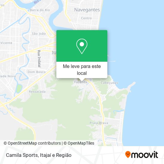 Camila Sports mapa