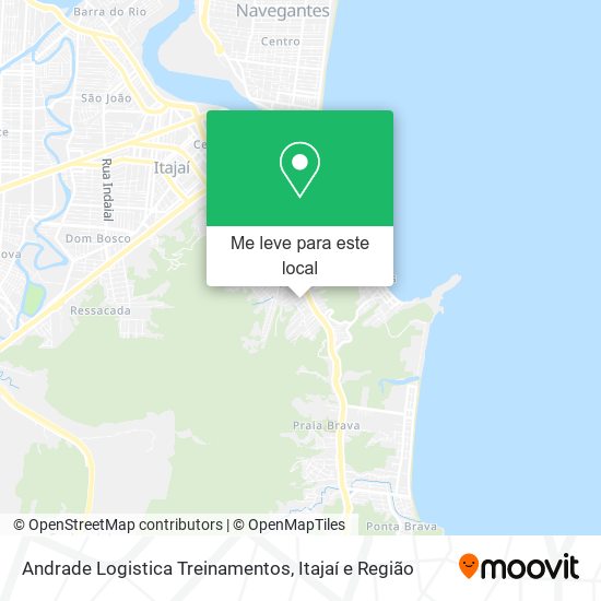 Andrade Logistica Treinamentos mapa
