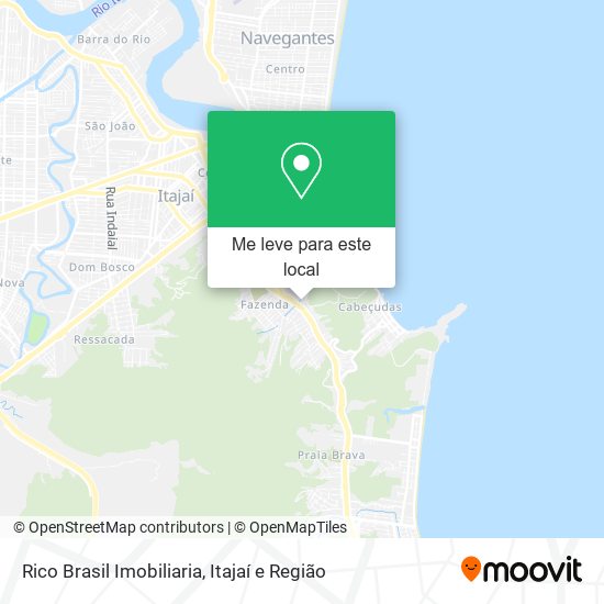 Rico Brasil Imobiliaria mapa