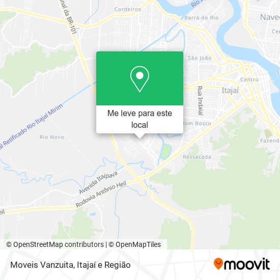 Moveis Vanzuita mapa